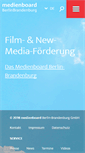 Mobile Screenshot of medienboard.de