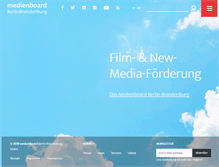 Tablet Screenshot of medienboard.de